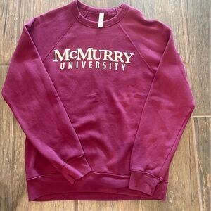 McMurry University Bella Canvas sweatshirt